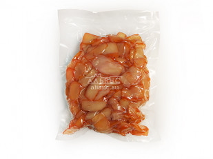 Семга соломка (фарш): Осьминог (ломтики из филе кальмара)