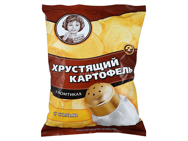 Картофельные чипсы "Девочка" 160 гр. в Рузе