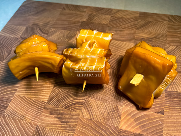 Шашлычок из кальмара х/к в Рузе