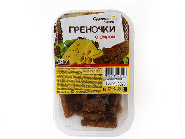 Сурские гренки со вкусом Сыра (100 гр) в Рузе