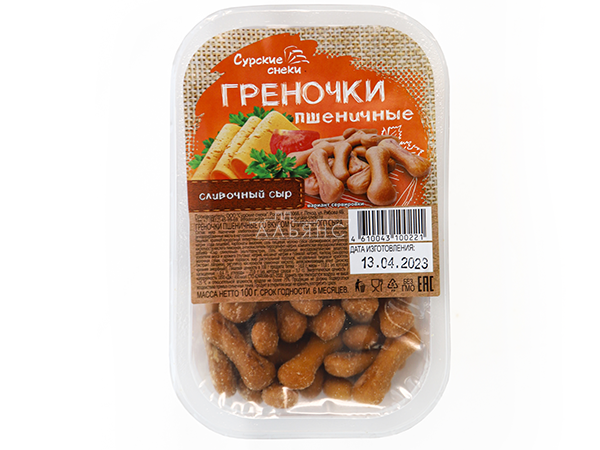 Сурские (ПШЕНИЧНЫЕ) Сливочный сыр (100 гр) в Рузе