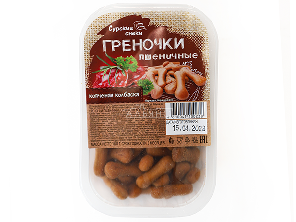 Сурские (ПШЕНИЧНЫЕ) Копченая колбаска (100 гр) в Рузе