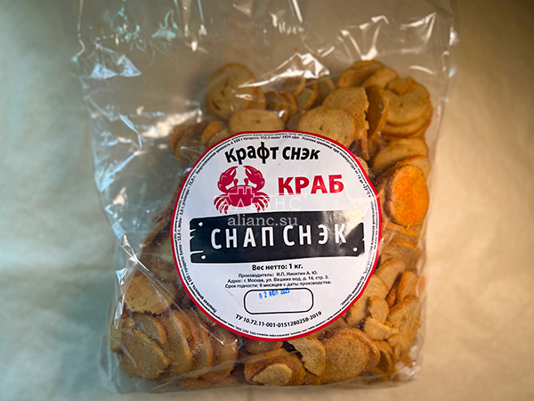 Снапсы ПШЕНИЧНЫЕ "Краб" в Рузе