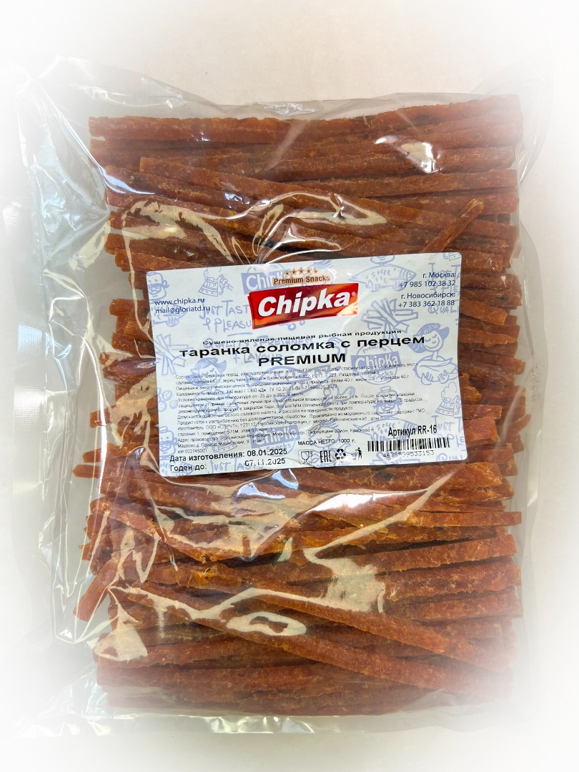 Таранка с перцем (соломка) (Chipka ПРЕМИУМ) в Рузе