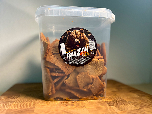 Ведро Ржаные гренки со вкусом Крылышки Барбекю (1 кг) в Рузе