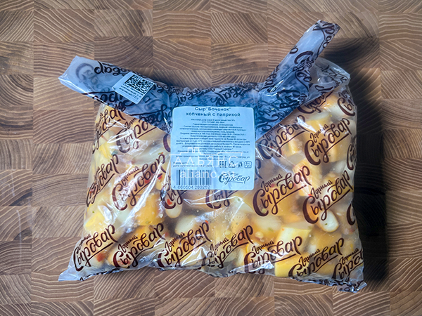 Сыр 1 кг ГОРНЫЙ СЫРОВАР (Бочонок копчёный с паприкой) в Рузе