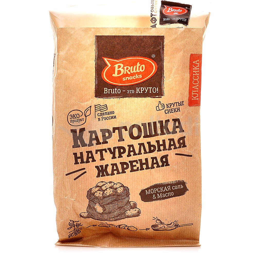 Картофель «Бруто» с солью 70 гр. в Рузе